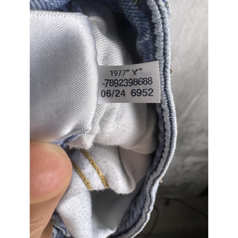 American Eagle Outfitters Jeans Mens 28x30 Light Wash Athletic Straight Easyflex - Picture 11 of 11
